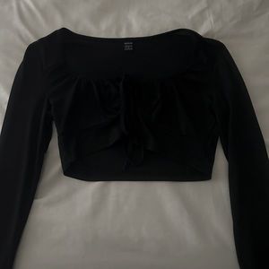 SHEIN small black long sleeve top